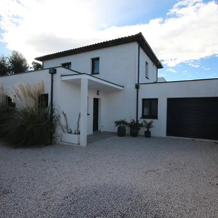 Belle Contemporaine Climatisee, Piscine Privee, 6 - 8 Couchages, 3 Chambres, Wifi, A 3 Km De La -lxdali25b Villa