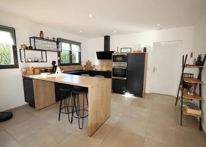 Belle Contemporaine Climatisee, Piscine Privee, 6 - 8 Couchages, 3 Chambres, Wifi, A 3 Km De La -lxdali25b *