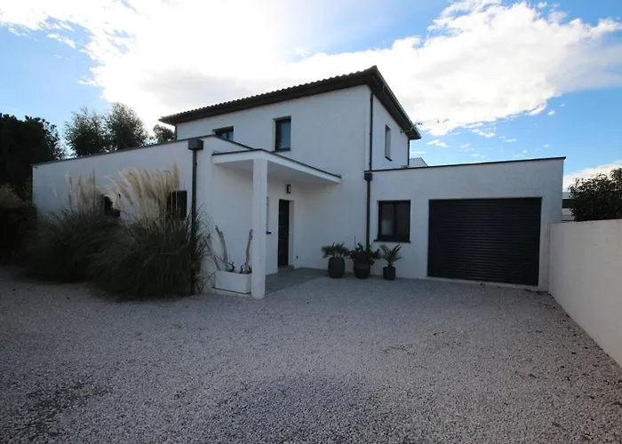 Belle Contemporaine Climatisee, Piscine Privee, 6 - 8 Couchages, 3 Chambres, Wifi, A 3 Km De La -lxdali25b Willa